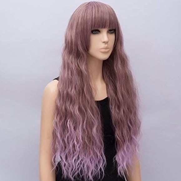Siya? BROWN PINK PURPLE MIX COSPLAY  FESTIVAL Wig